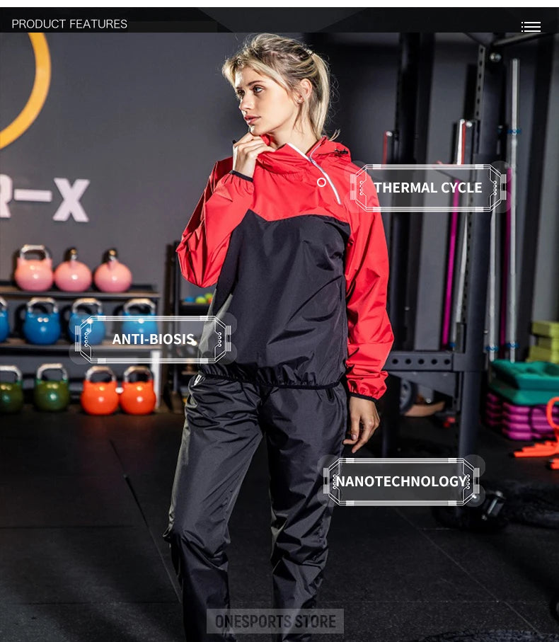 Unisex Sauna Suit Set