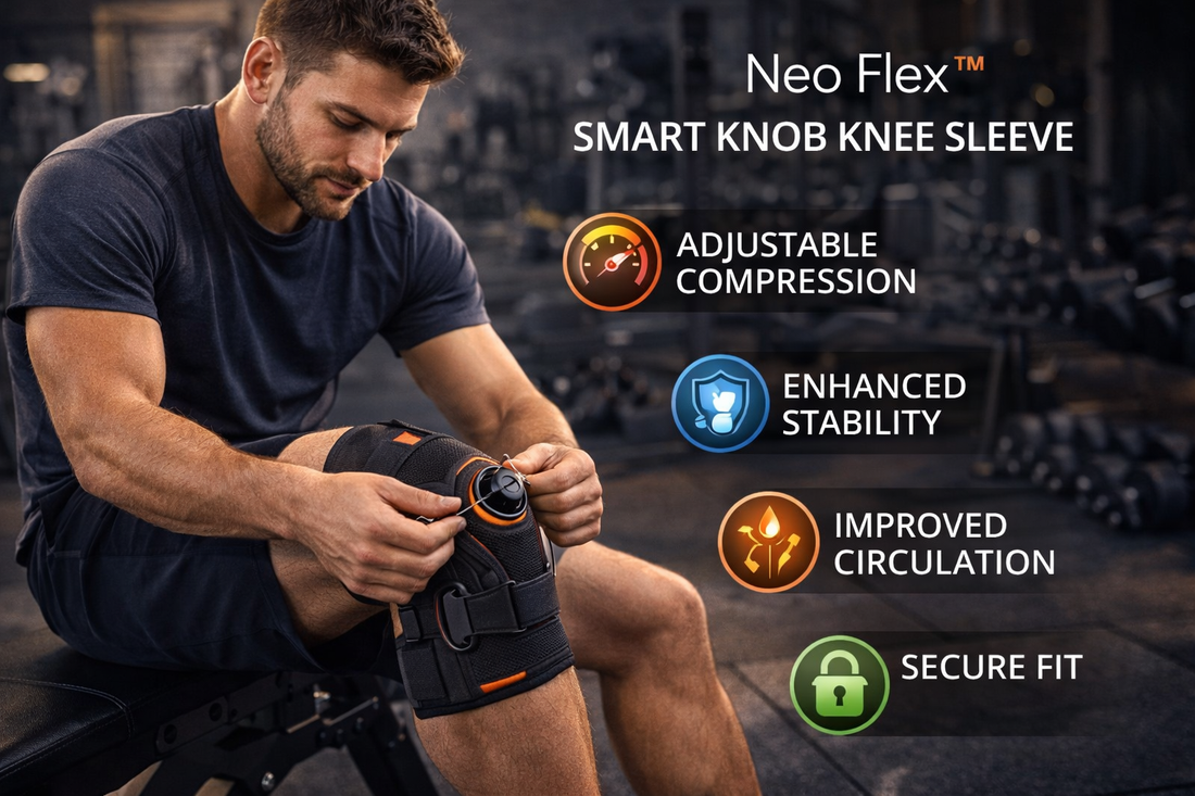 Neo Flex™ Smart Knob Knee Sleeve: Adjustable Support for Smarter Training (2026 Guide)