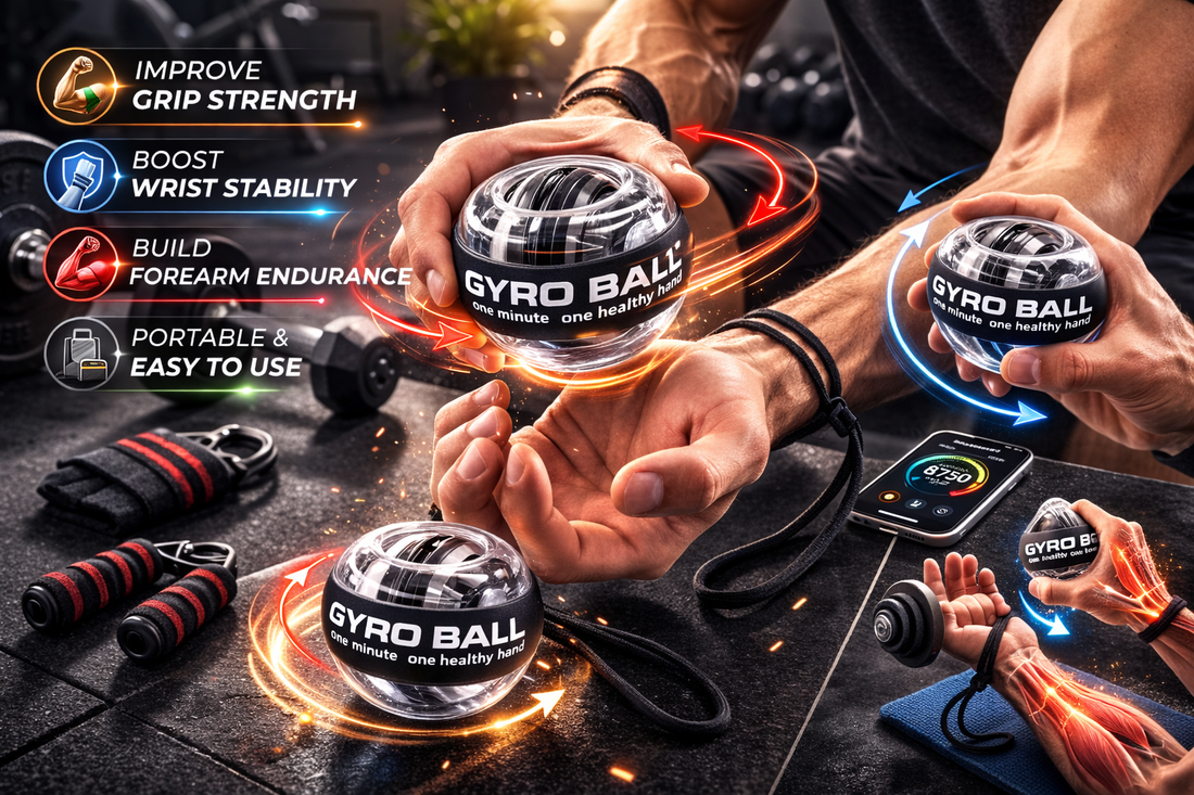 Self-Starting Wrist Gyro Ball: Strengthen Grip, Forearms &amp; Wrist Stability (2026 Guide)