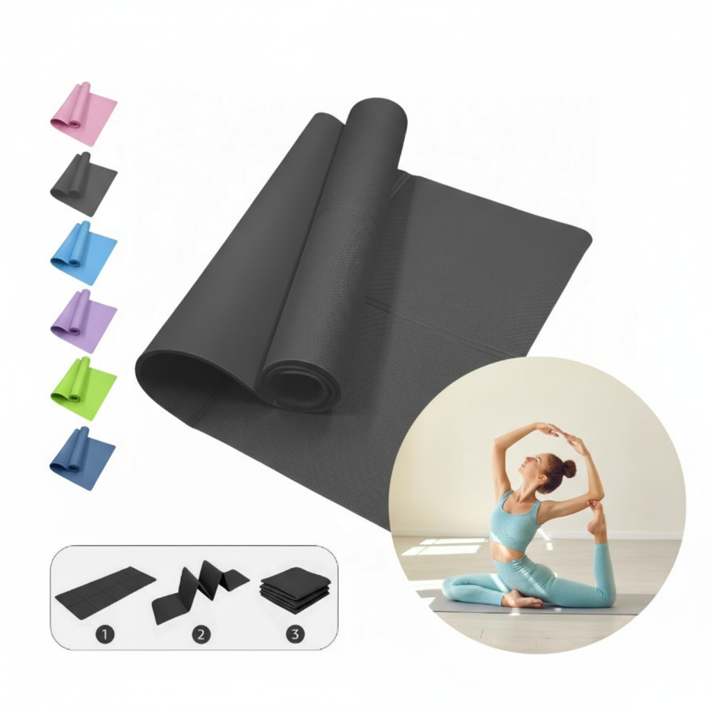 Foldable Eco-Friendly EVA Yoga Mat