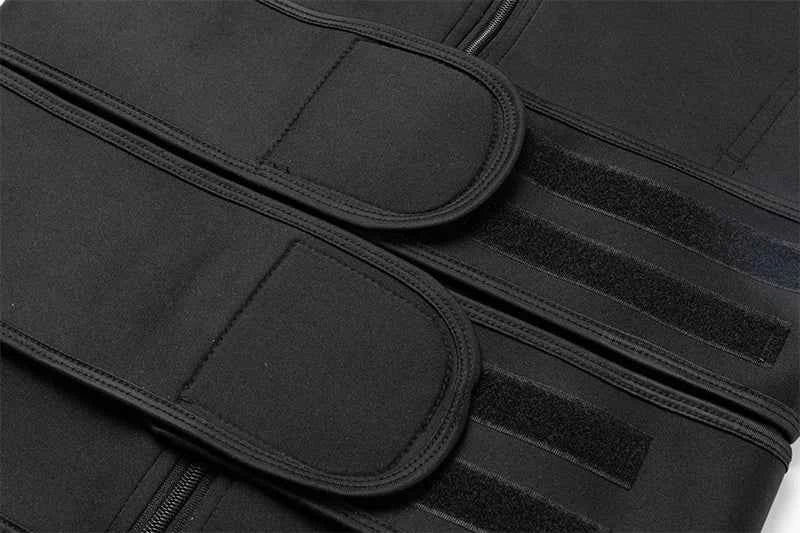 Men’s Sauna Vest: Double-Belt Waist Trainer for Fat Burning & Body Shaping