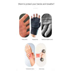 Leather Gym Gloves: Weightlifting & Pull-Up Grips with Palm Protection