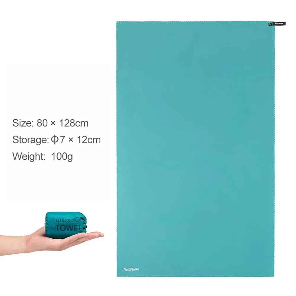 Quick-Dry Microfiber Towel: Lightweight & Portable for Travel & Sports
