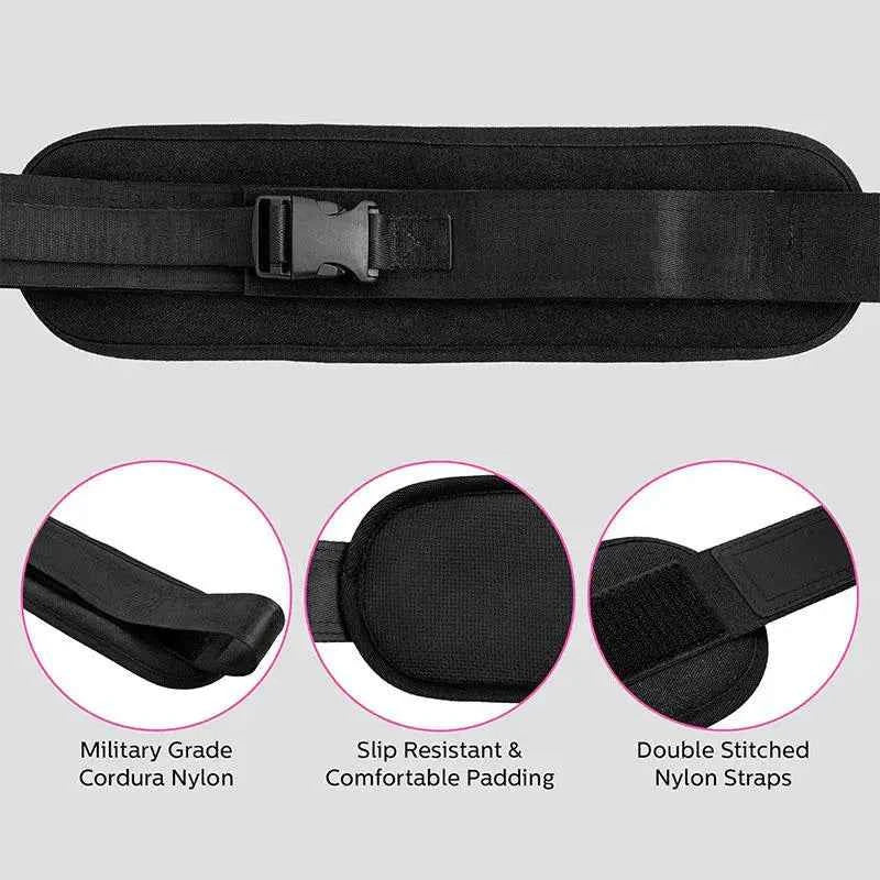 Ergonomic Adjustable Weighted Waist Belt: Resistance Trainer for Hip Thrusts & Workouts