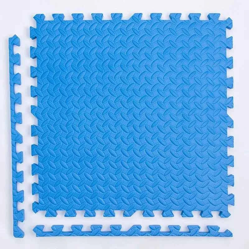 EVA Interlocking Foam Puzzle Mat (4-20 Pcs): Non-Slip Floor Tiles for Home Gym & Kids