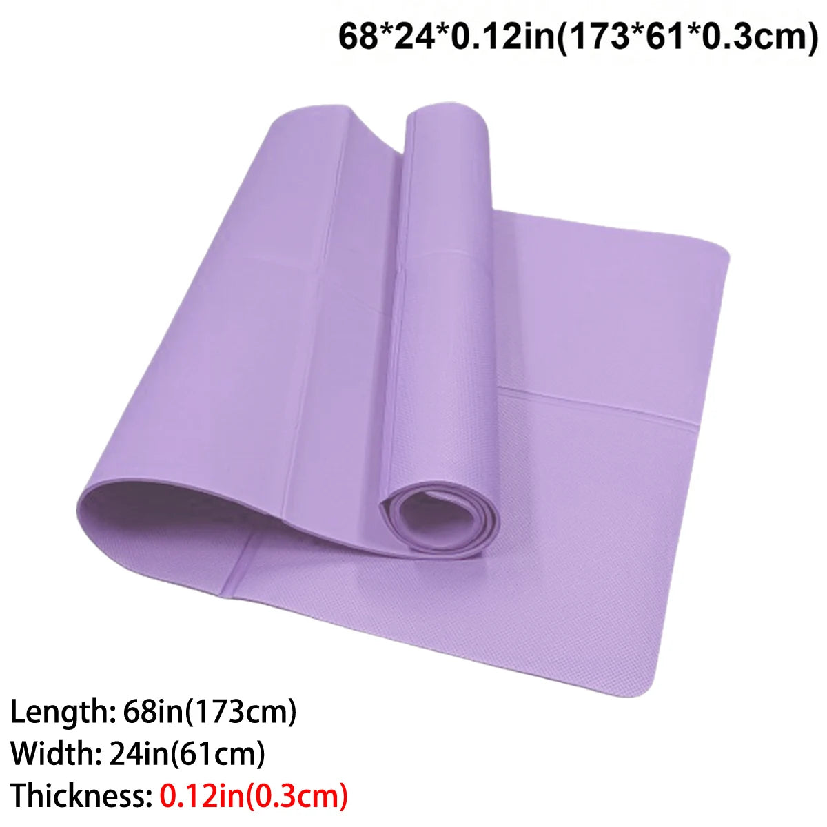 Foldable Eco-Friendly EVA Yoga Mat