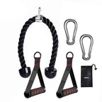 Triceps Pull Down Rope: Multi-Grip Cable Attachment for Biceps, Back & Shoulder Workouts