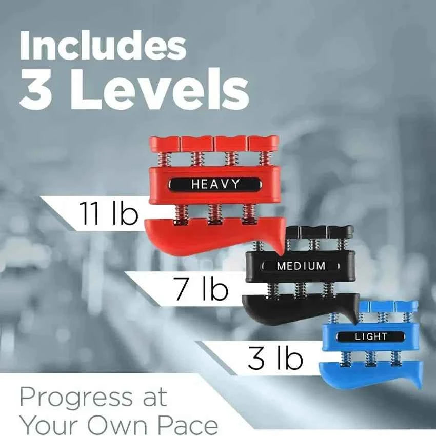 Dual-Hand Grip Strengthener: Finger Trainer for Muscle Building & Rehabilitation