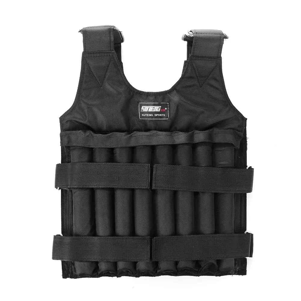 Adjustable Weighted Vest: 1-50kg Training Suit for Fitness, Running & Jogging
