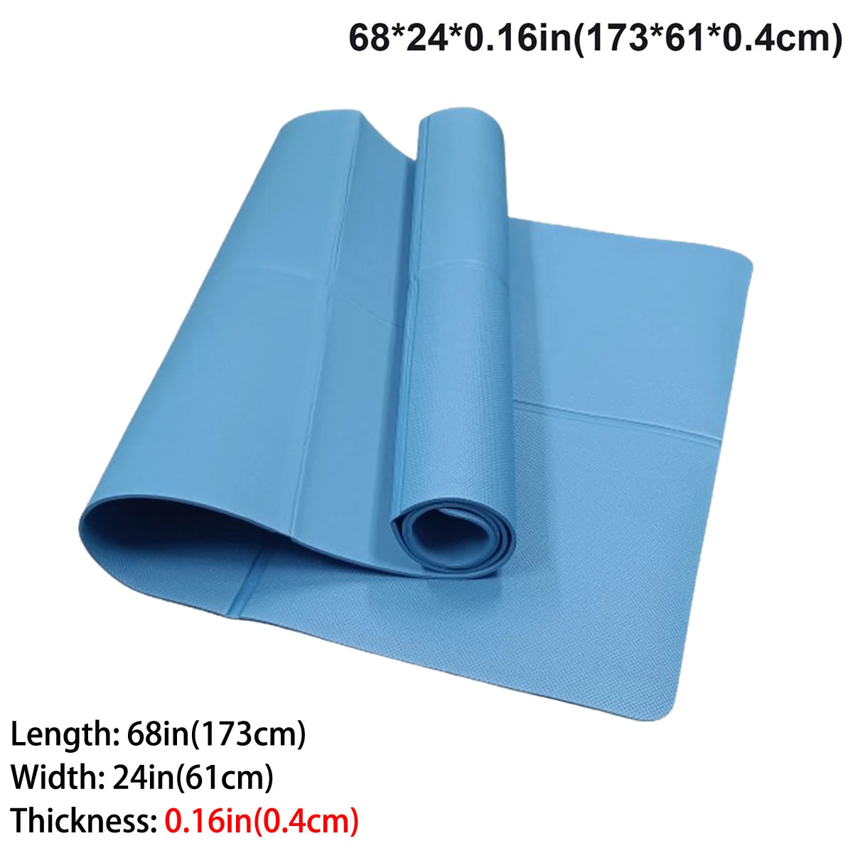 Foldable Eco-Friendly EVA Yoga Mat