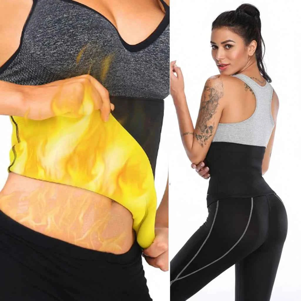 Waist Trainer Belt: Sweat Sauna Trimmer for Abs & Belly Fat Slimming