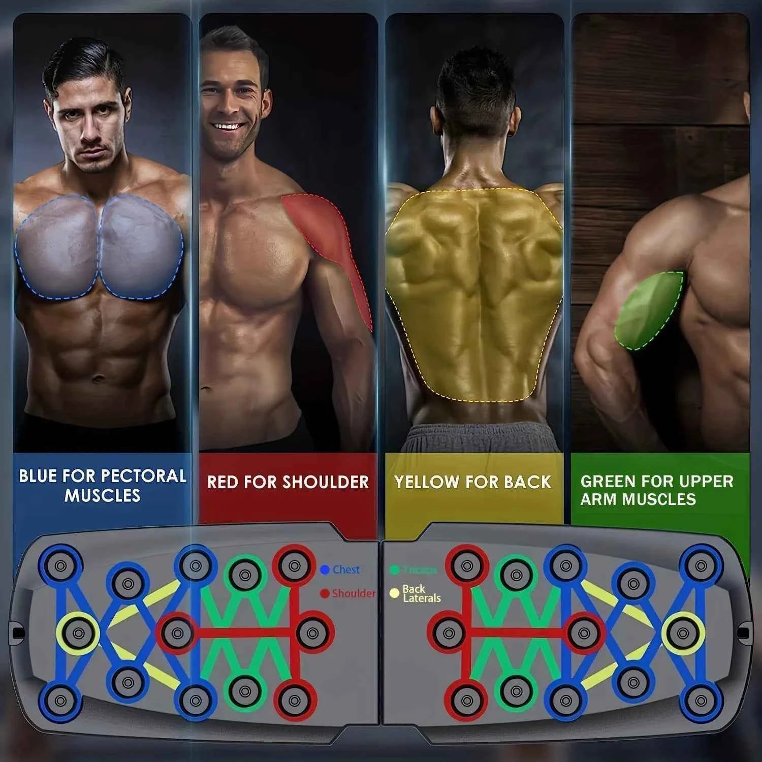 Portable Multifunctional Push-Up Board