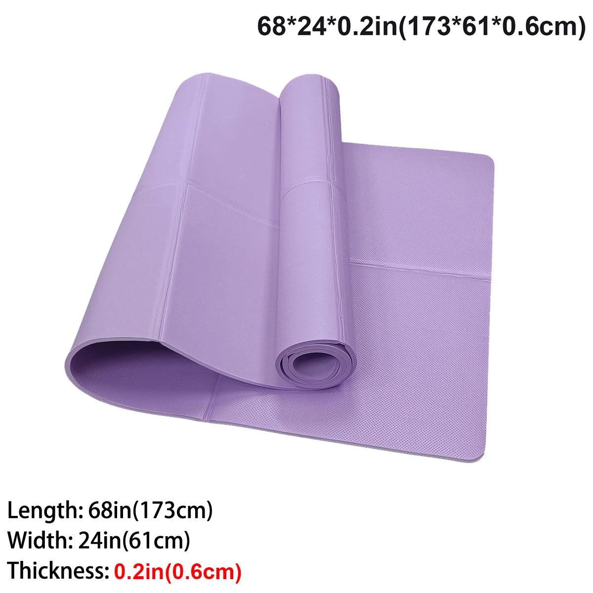 Foldable Eco-Friendly EVA Yoga Mat