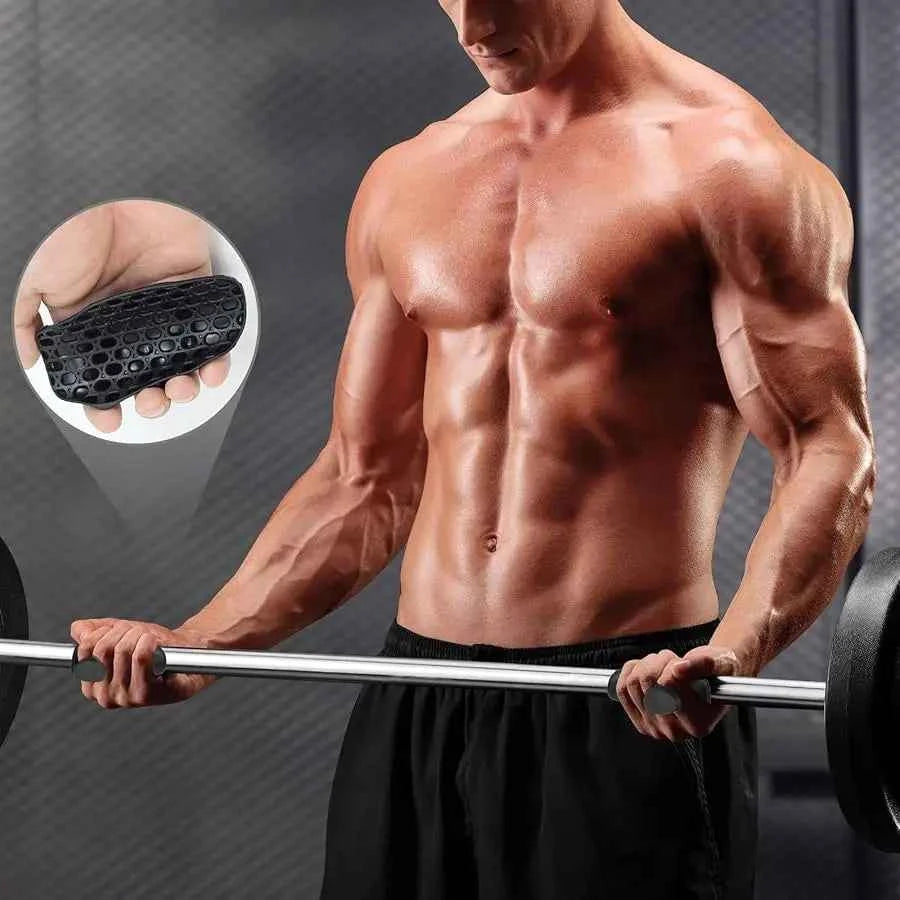 Fingerless Gym Grips: Ergonomic Hand Protection for Weightlifting & Training