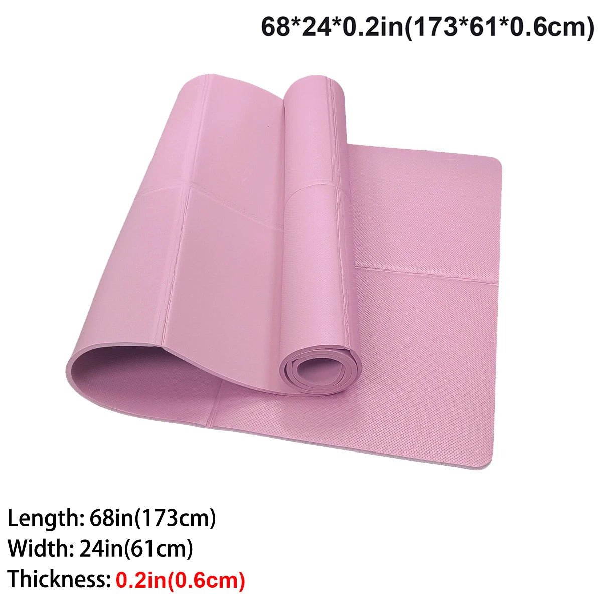 Foldable Eco-Friendly EVA Yoga Mat