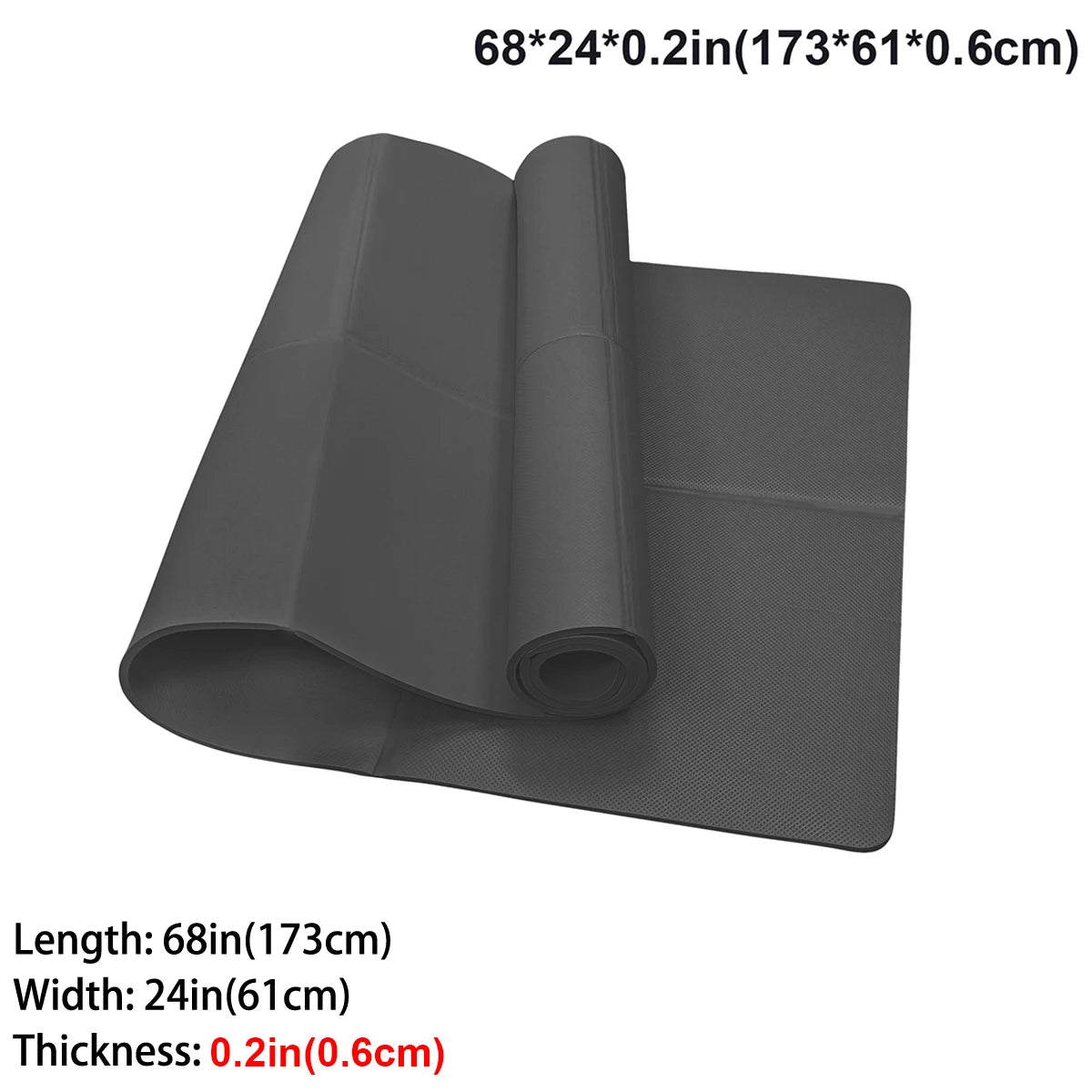 Foldable Eco-Friendly EVA Yoga Mat
