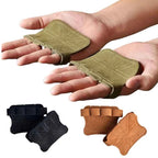 Leather Gym Gloves: Weightlifting & Pull-Up Grips with Palm Protection