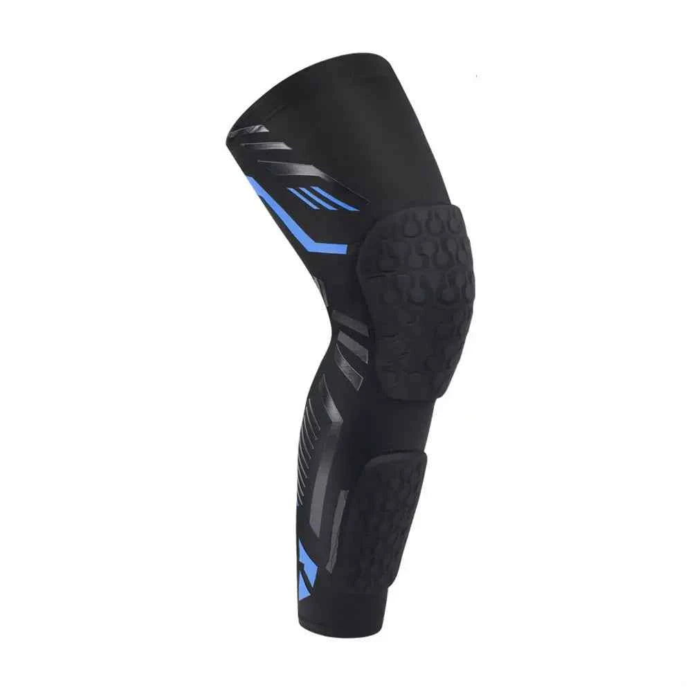 Padded Compression Leg Sleeve: Knee & Shin Support for Football, Basketball & Sports