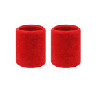 2-Pack Towel Sweat Wristbands: Guards for Tennis, Basketball, Volleyball, Padel & Fitness