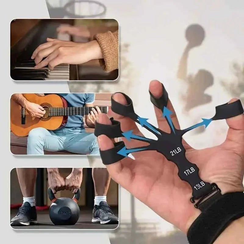 Durable Silicone 5-Finger Trainer