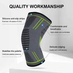 Compression Knee Sleeve: Elastic Support Brace for Running & Sports
