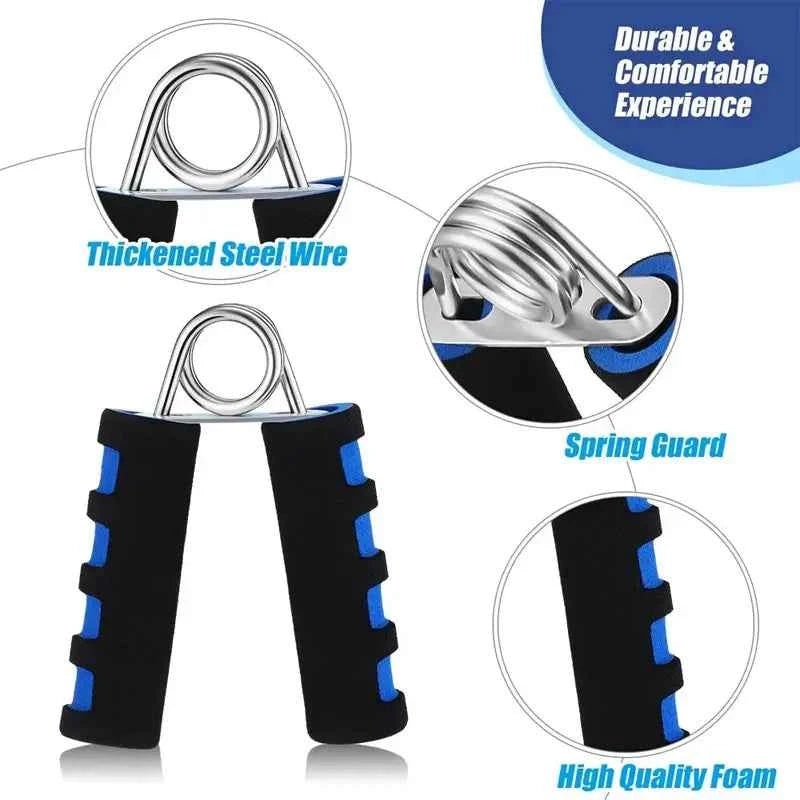 A-Type Hand Grip Strengthener: Arm & Finger Trainer for Wrist and Muscle Power