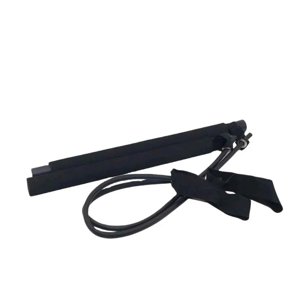 Adjustable Pilates Bar: Portable Fitness Stick with Resistance Bands for Home Workouts