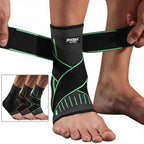 Adjustable Ankle Brace: Elastic Compression Support for Plantar Fasciitis & Sports Recovery