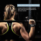 Adjustable Non-Slip Weightlifting Wrist Straps: Gym Support, Grip & Strength Training