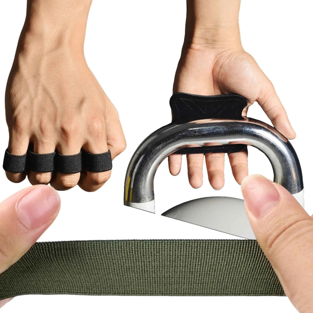 Leather Gym Gloves: Weightlifting & Pull-Up Grips with Palm Protection