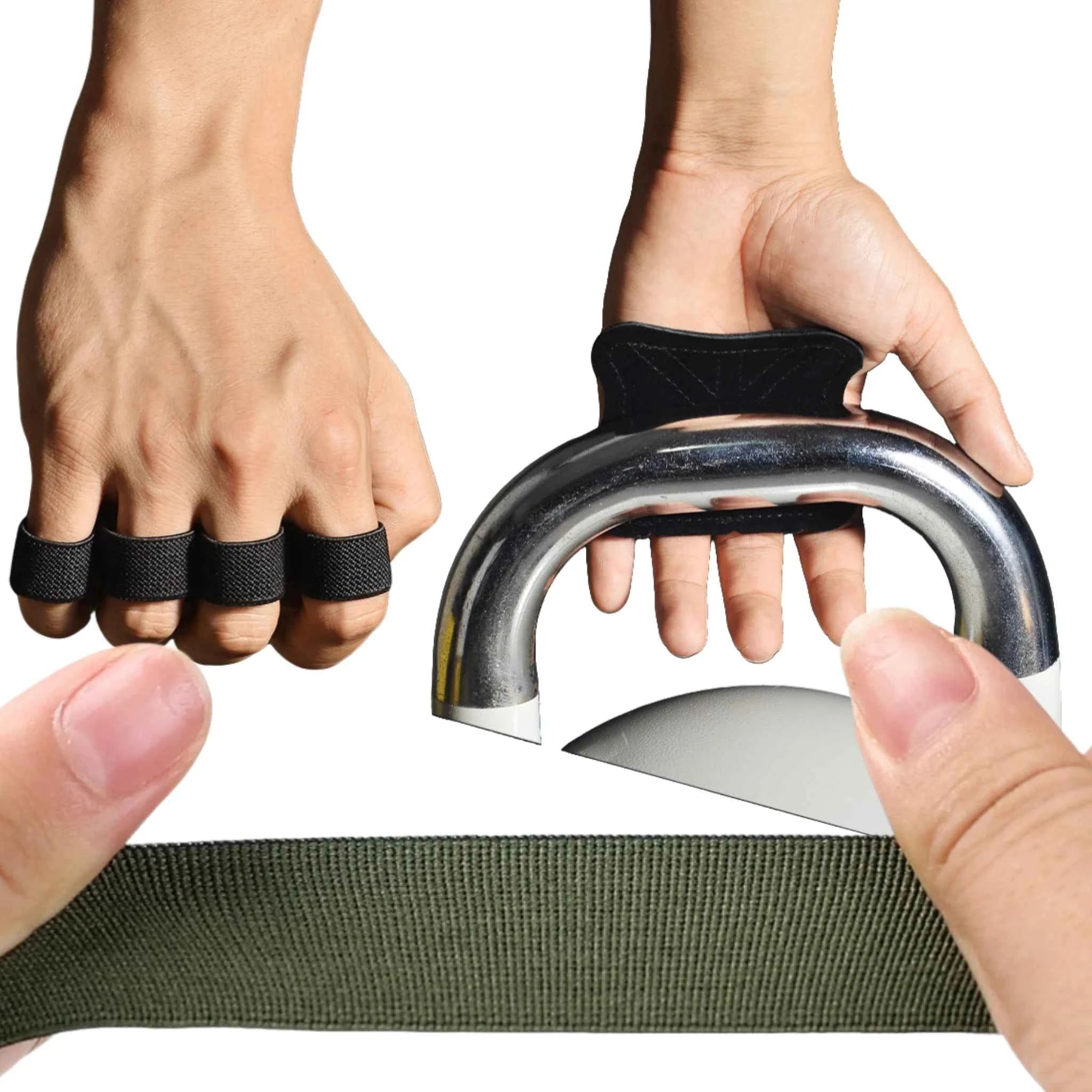 Leather Gym Gloves: Weightlifting & Pull-Up Grips with Palm Protection