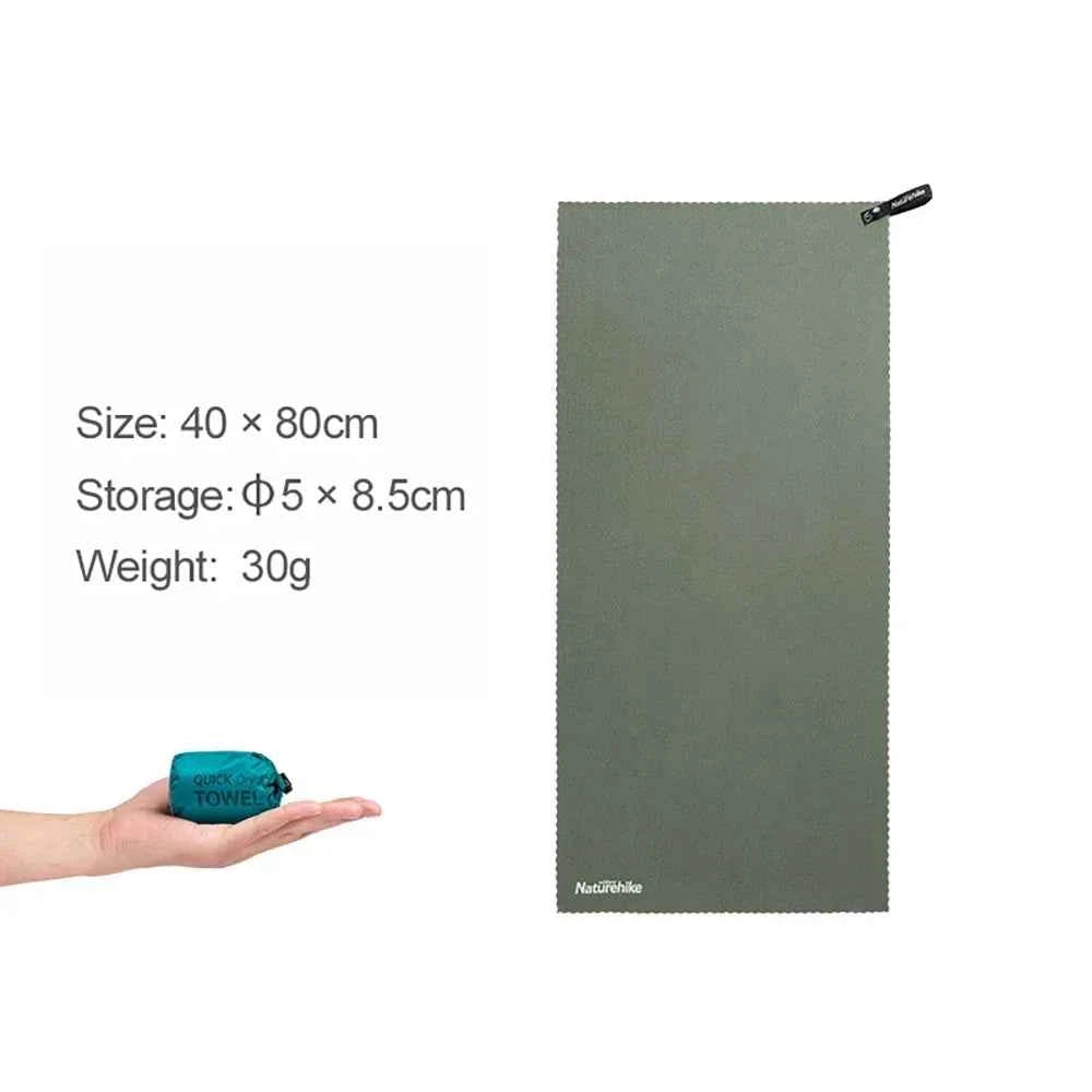 Quick-Dry Microfiber Towel: Lightweight & Portable for Travel & Sports