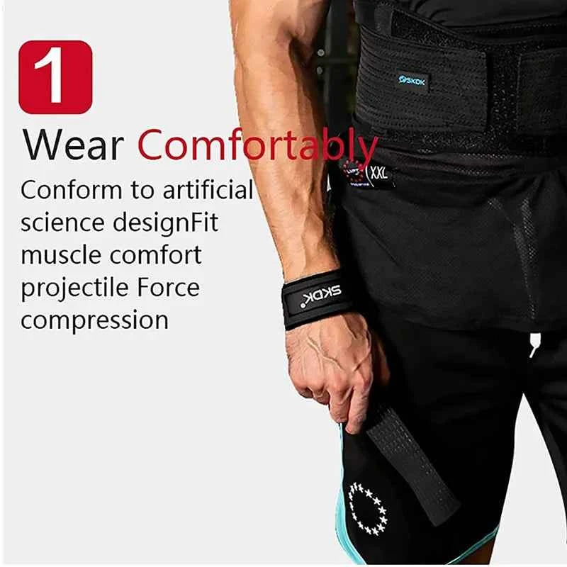 Adjustable Non-Slip Weightlifting Wrist Straps: Gym Support, Grip & Strength Training