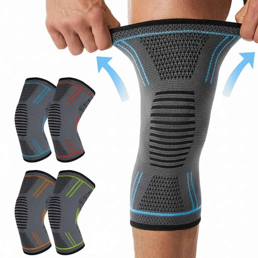 Compression Knee Sleeve: Elastic Support Brace for Running & Sports