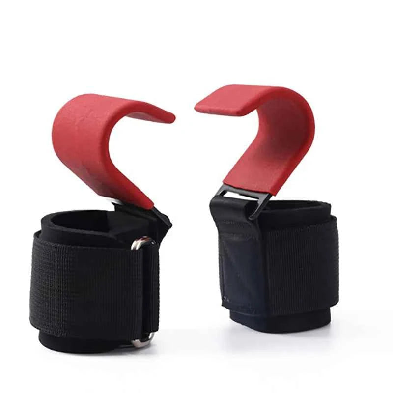 Weightlifting Power Hooks: Wrist Support Grips for Pull-Ups & Strength Training