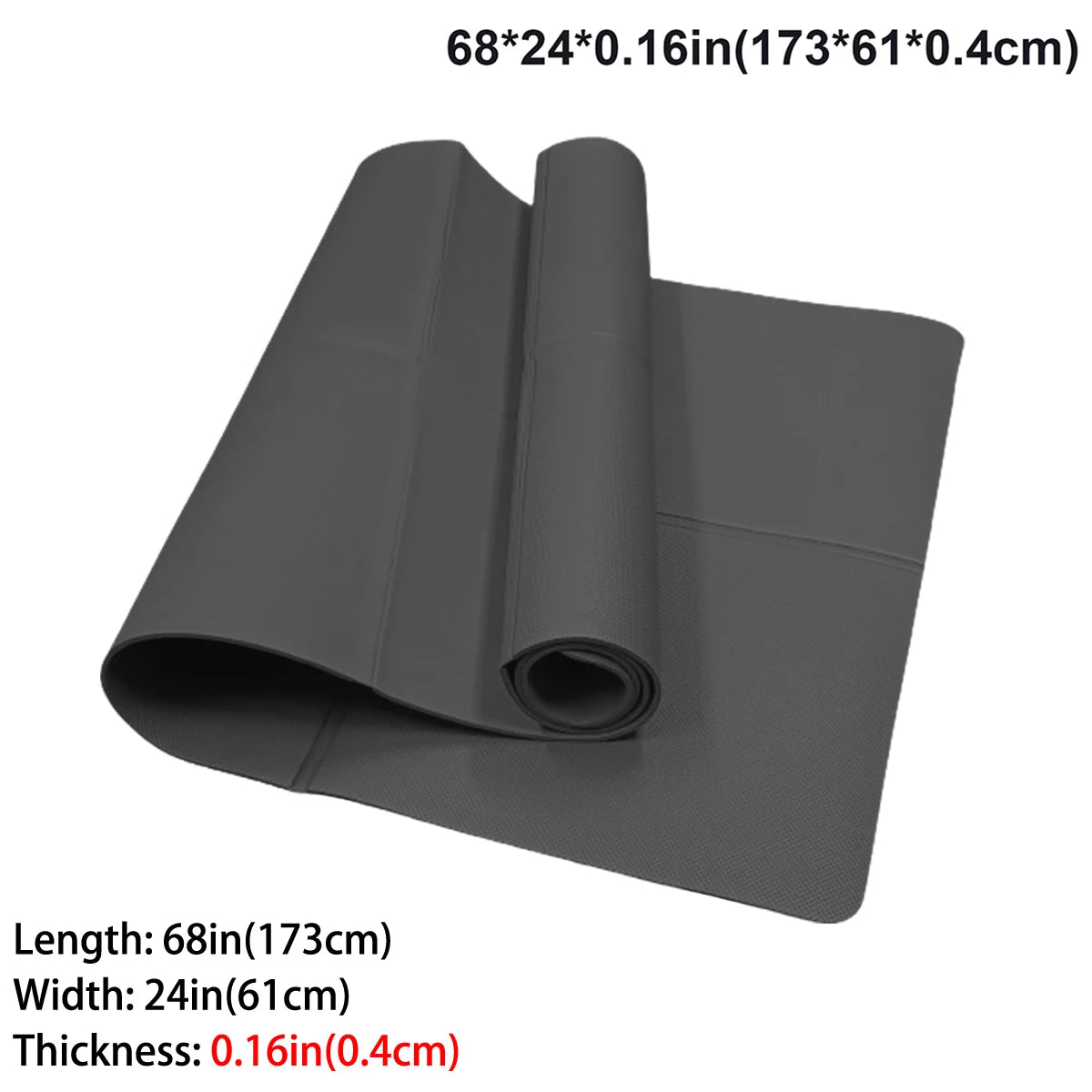 Foldable Eco-Friendly EVA Yoga Mat