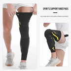 Padded Compression Leg Sleeve: Knee & Shin Support for Football, Basketball & Sports