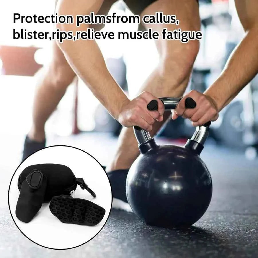 Fingerless Gym Grips: Ergonomic Hand Protection for Weightlifting & Training