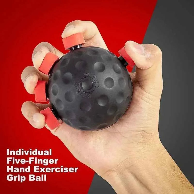 Adjustable Hand Grip Set: Finger Exerciser & Massage Ball for Strength Training