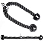 Triceps Pull Down Rope: Multi-Grip Cable Attachment for Biceps, Back & Shoulder Workouts
