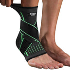 Adjustable Ankle Brace: Elastic Compression Support for Plantar Fasciitis & Sports Recovery
