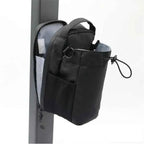 Magnetic Gym Accessories Organizer: Large Capacity Pouch with Phone Pocket for Water Bottles