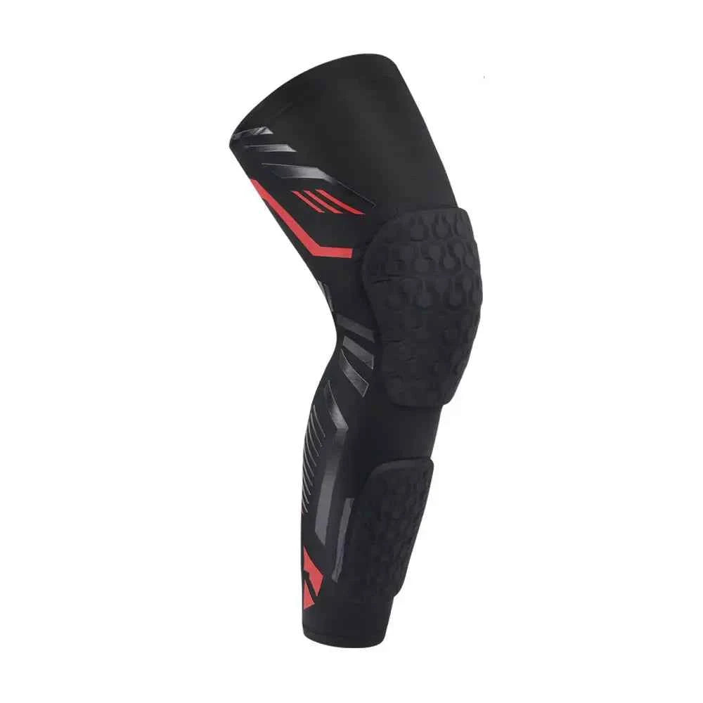 Padded Compression Leg Sleeve: Knee & Shin Support for Football, Basketball & Sports
