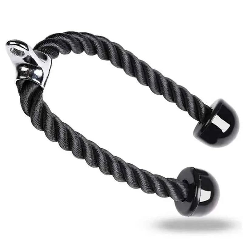 Triceps Pull Down Rope: Multi-Grip Cable Attachment for Biceps, Back & Shoulder Workouts