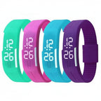 LED Digital Sports Watch: Unisex Silicone Strap Wristwatch for Kids & Adults
