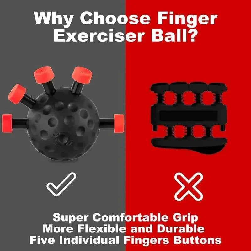 Adjustable Hand Grip Set: Finger Exerciser & Massage Ball for Strength Training