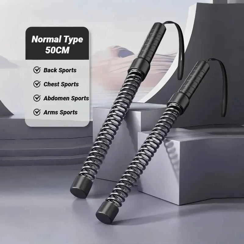 Ergonomic Strength Training Bar: Spring Arm Expander for Biceps & Triceps