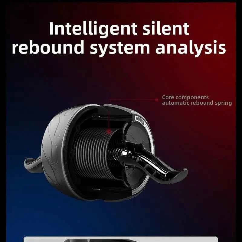 Rebound Ab Roller & Knee Mat: Core Strength Trainer for Home Gym Workouts