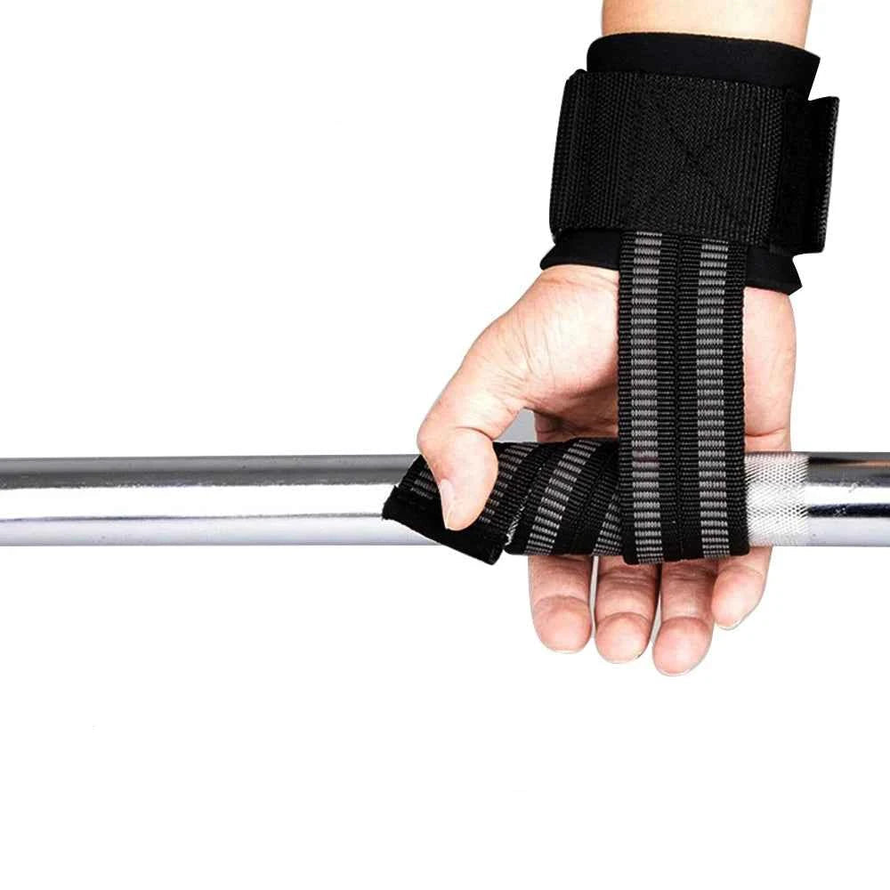 Weightlifting Wrist Straps: Padded Lifting Wraps with Wrist Support for Deadlifts & Gym Training