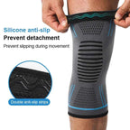 Compression Knee Sleeve: Elastic Support Brace for Running & Sports